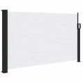 vidaXL Retractable Side Awning White