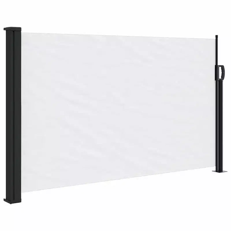 vidaXL Retractable Side Awning White