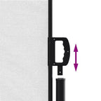 vidaXL Retractable Side Awning White