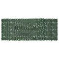 vidaXL Balcony Screen Dark Green Polyethylene, Fabric 157.5 x 59.1 in