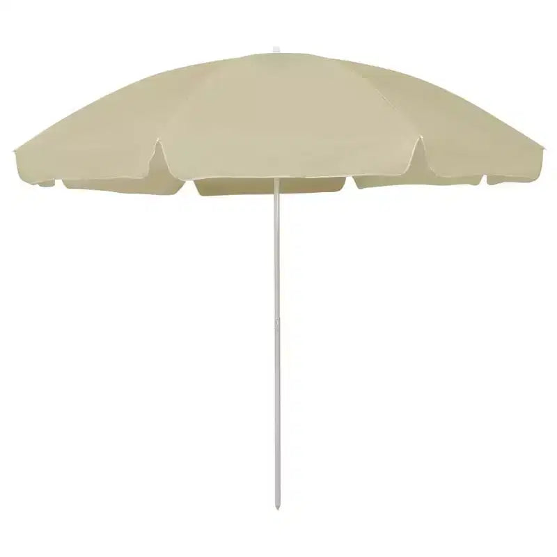 vidaXL Beach Parasol Sand Yellow 118.1