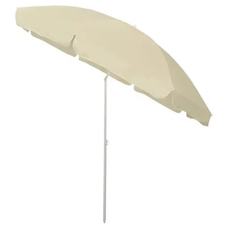 vidaXL Beach Parasol Sand Yellow 118.1