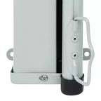 vidaXL Side Awning Blue (screen), Green grey (stand)