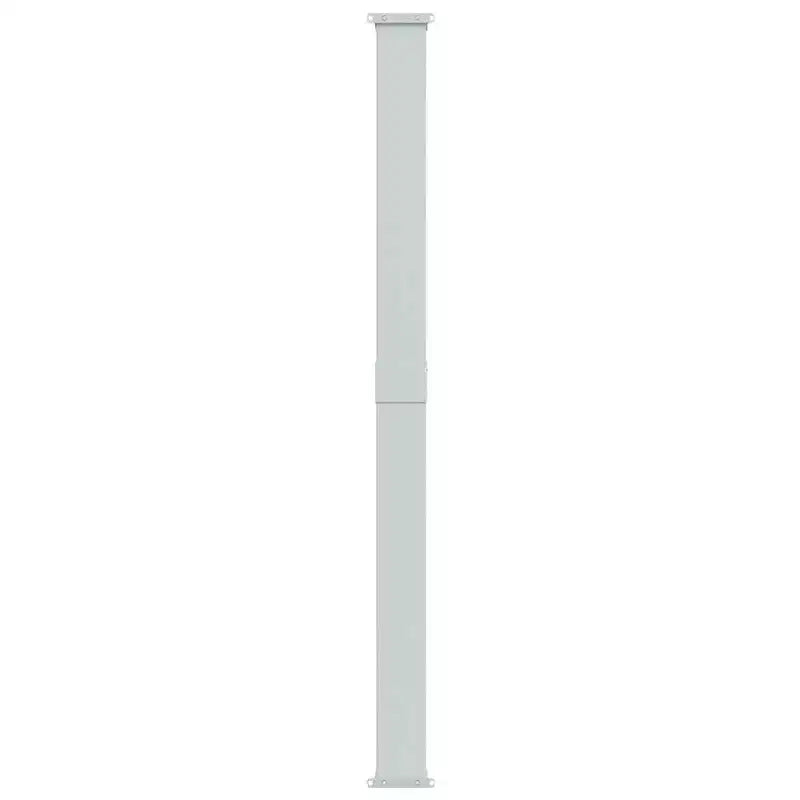 vidaXL Side Awning Cream Polyester with PU coating, powder-coated steel