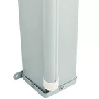 vidaXL Side Awning Cream Polyester with PU coating, powder-coated steel