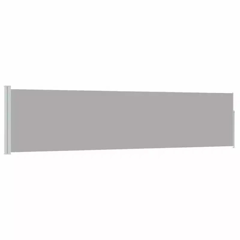 vidaXL Side Awning Grey