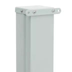 vidaXL Side Awning Grey