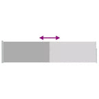 vidaXL Side Awning Grey