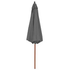 vidaXL Garden Parasol Anthracite
