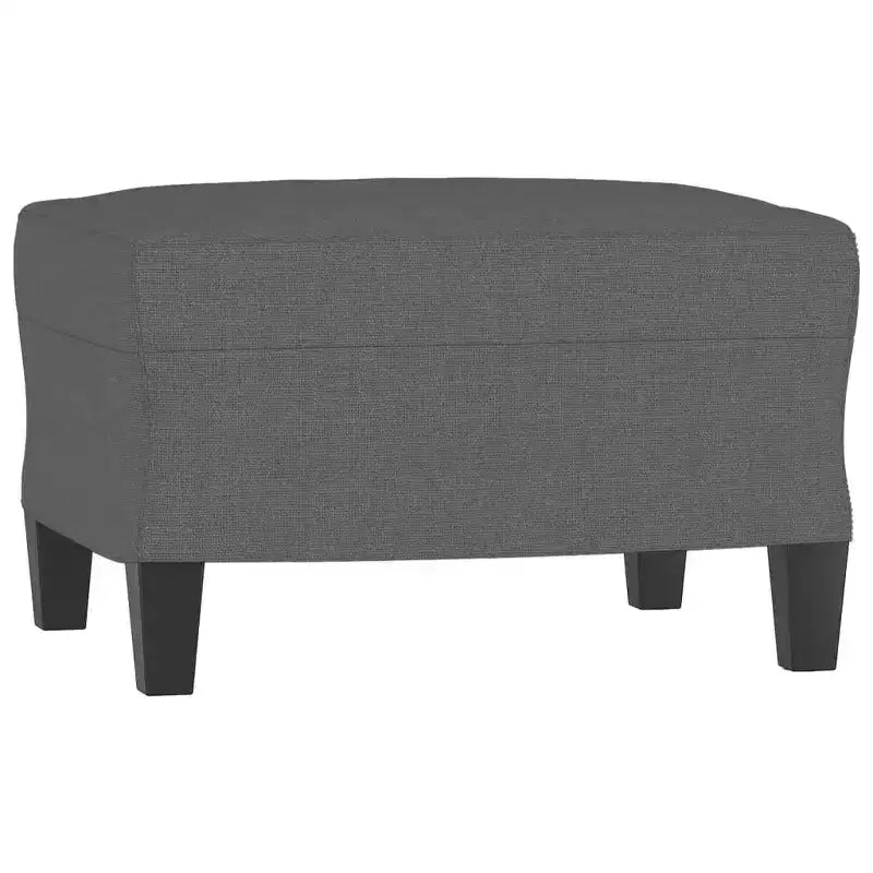 vidaXL 4 Piece Sofa Set with Cushions Dark Gray Fabric