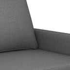vidaXL 4 Piece Sofa Set with Cushions Dark Gray Fabric