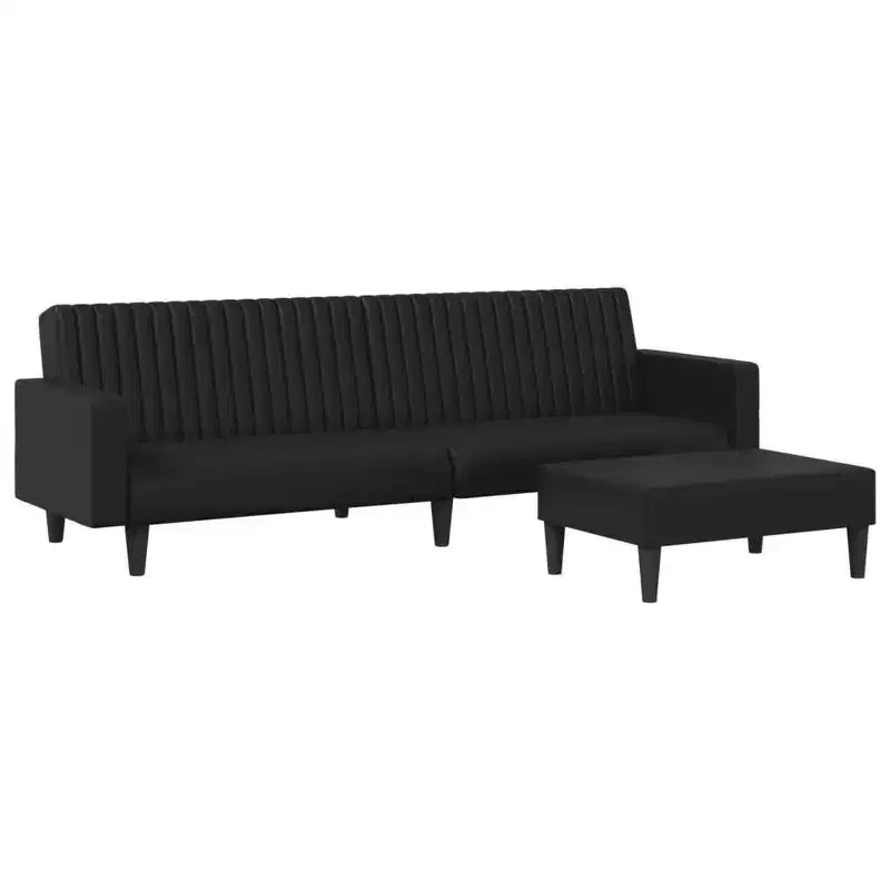 vidaXL Sofa Set Black