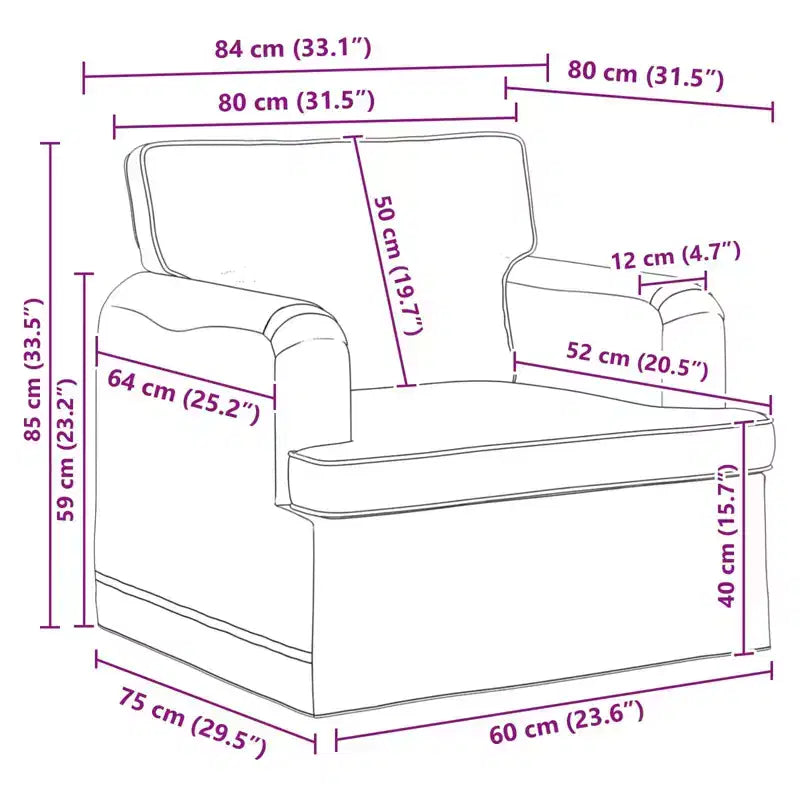 vidaXL Sofa Set 2 pcs Dark Grey 144 x 80 x 85 cm Fabric