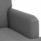 vidaXL Sofa Set 2 pcs Dark Grey 144 x 80 x 85 cm Fabric