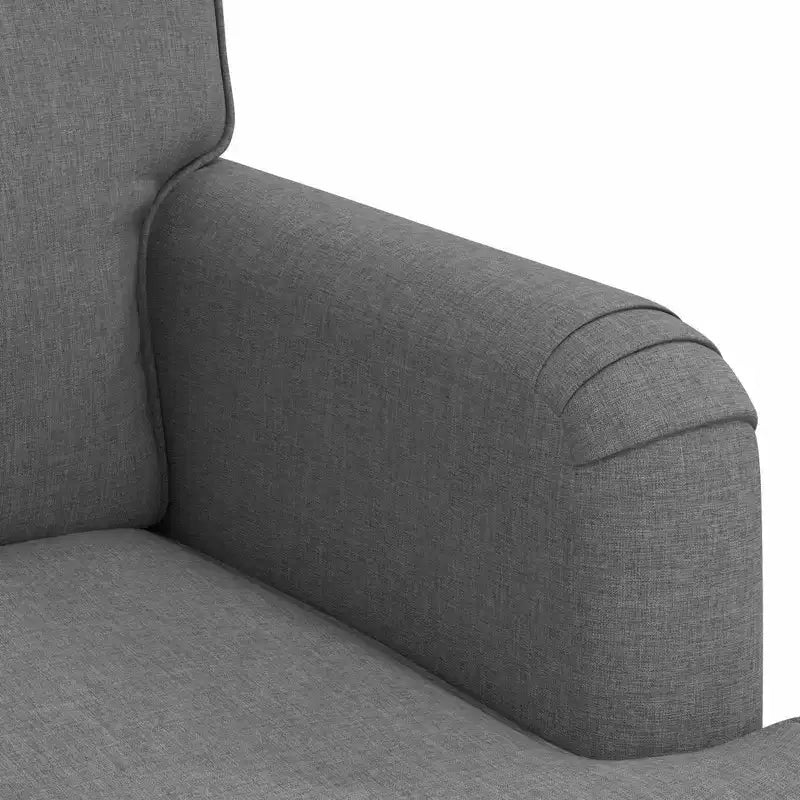 vidaXL Sofa Set 2 pcs Dark Grey 144 x 80 x 85 cm Fabric