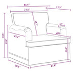 vidaXL Sofa Set 2 pcs Dark Grey 144 x 80 x 85 cm Fabric
