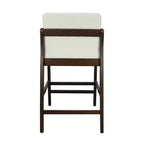 Christopher Knight Home Yvette Mid-Century Modern Rubberwood Upholstered Bar Stools (Set of 4)
