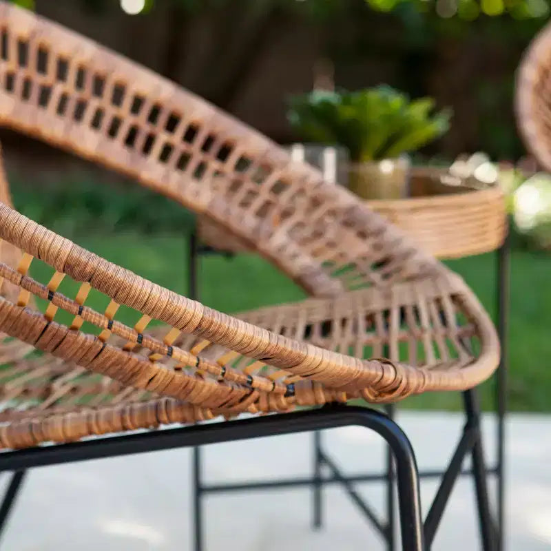 Alandhra Indoor/Outdoor Bistro - Set of 3 - Natural - SEI