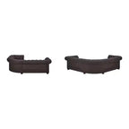 Cartia Linen L-Shaped Sectional Sofa - Dark Grey - iNSPIREQ