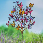 The Lakeside Collection Swaying Solar Butterfly Lights -