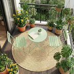 3-Piece Folding Patio Bistro Set,Metal Indoor/Outdoor Furniture Table & 2 Chairs,No Assembly Needed, Perfect for Balcony, Yard & Garden
