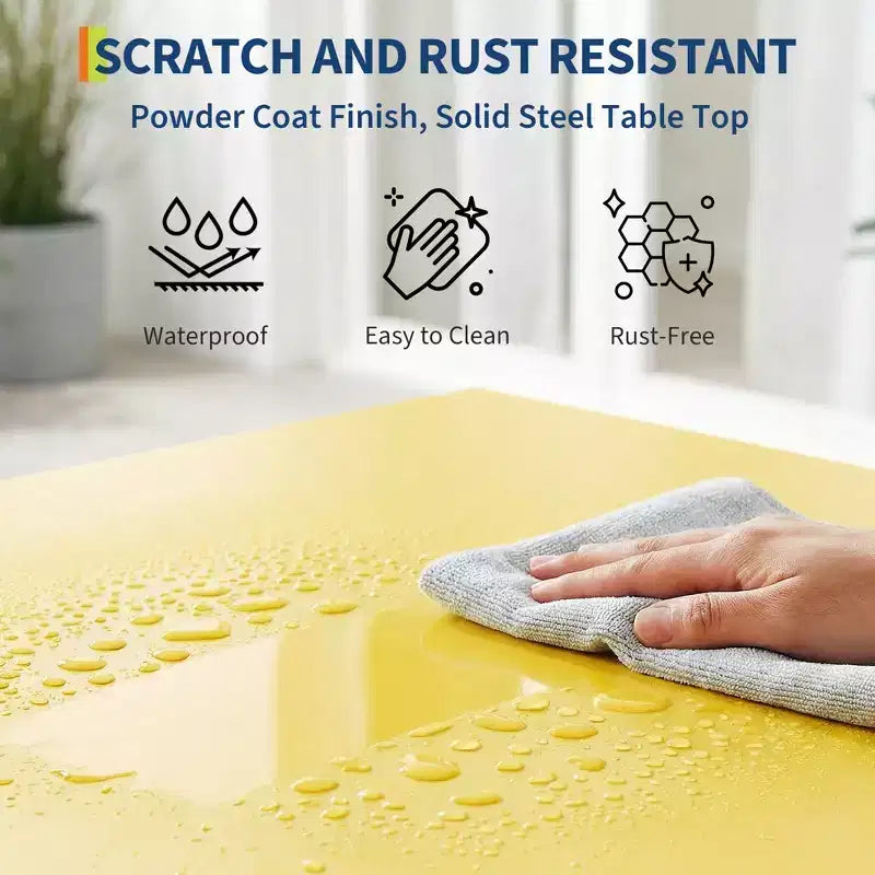 3 Piece Patio Bistro Set, Folding Patio Bistro Table and Chairs Set of 2, Outdoor Patio Furniture Set, Metal Structure, for Balcony Yard Garden