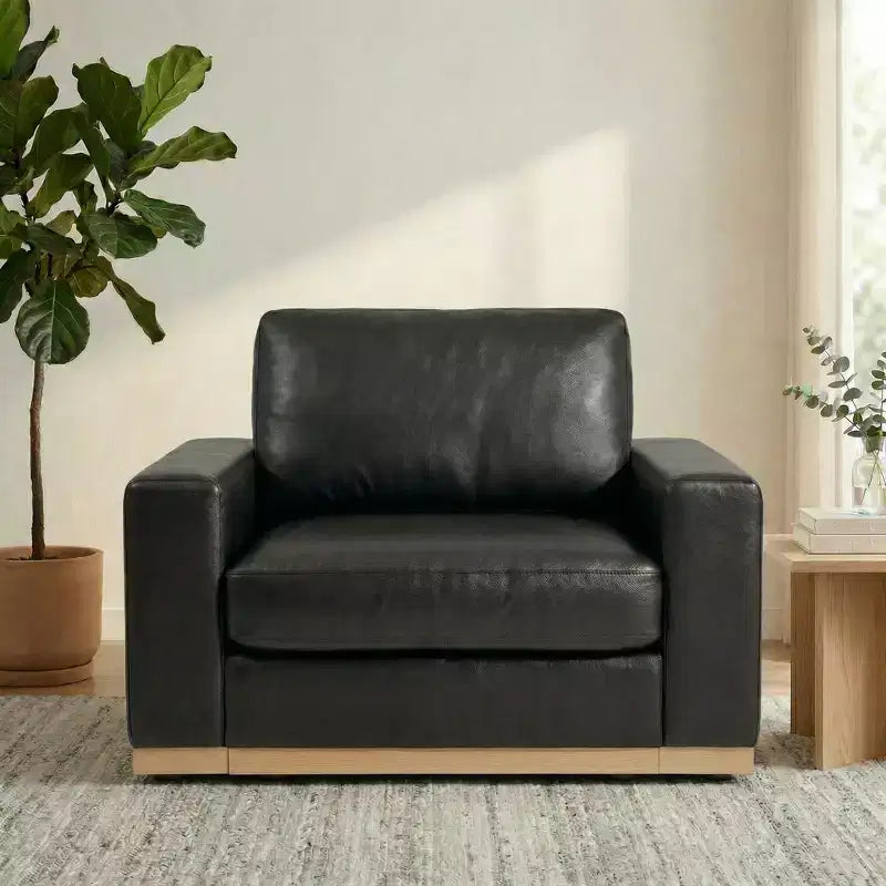 Dyonery 42 Accent Chair for Living Room,Oversized Wide Single Sofa Chair,Chenille Fabric Armchair,Solid Wood Frame,Spring Cushions,Easy Assembly