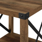 Middlebrook Kujawa 18-inch X-side Accent Table