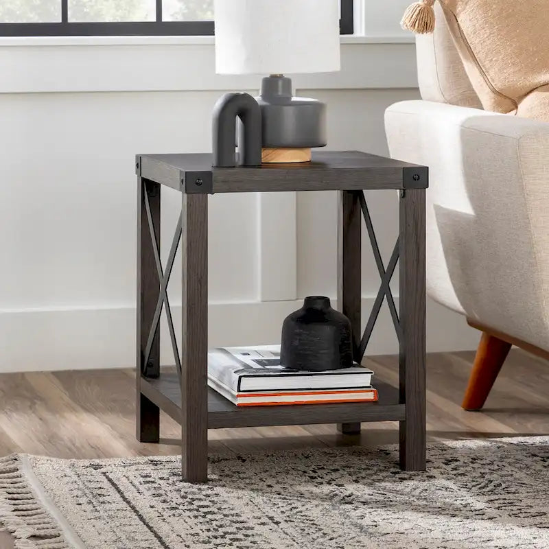 Middlebrook Kujawa 18-inch X-side Accent Table