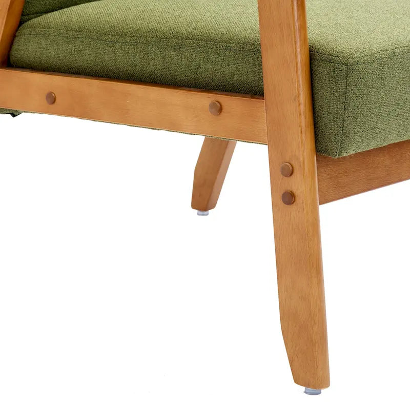 28.74 Tufted Accent Chair with Solid Wood Frame