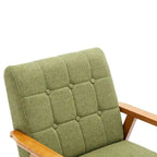 28.74 Tufted Accent Chair with Solid Wood Frame