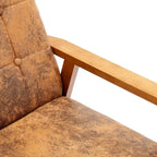 28.74 Tufted Accent Chair with Solid Wood Frame