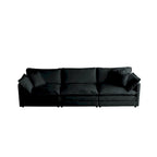 2-Piece Chenille Sectional Sofa Set for Living Room