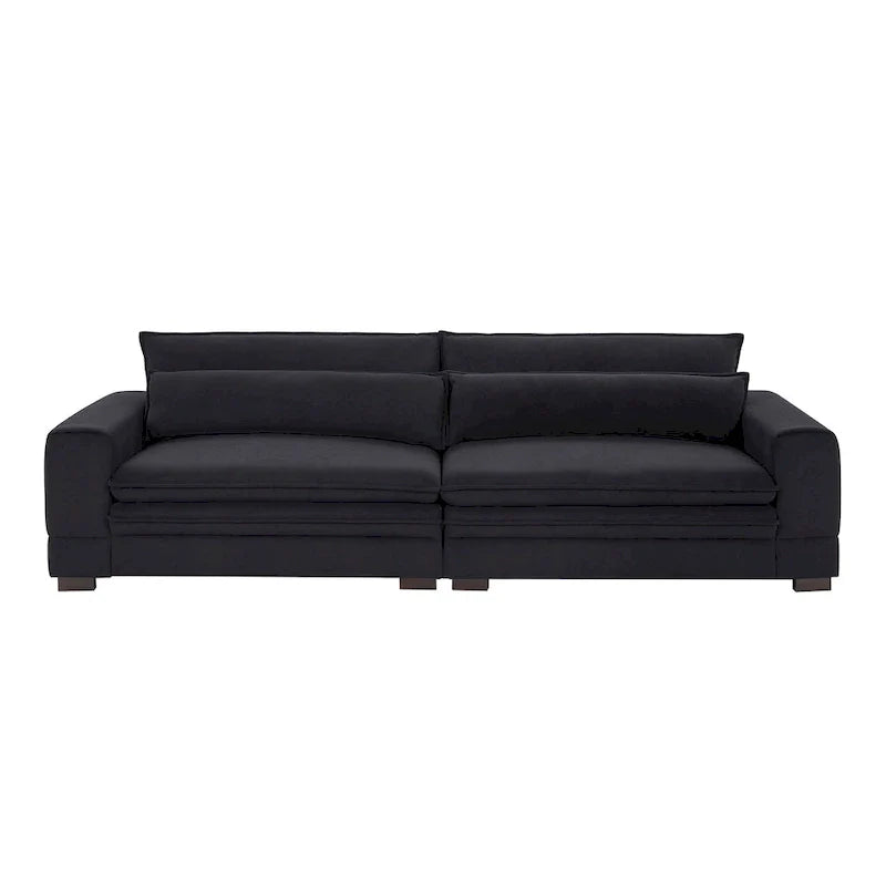 Mid-Century Sofa Couch Modern Upholstered Couch for Livingroom,Bedroom, Apartment, Home Office