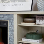 Mantel Electric Fireplace TV Stand with Fireplace Insert