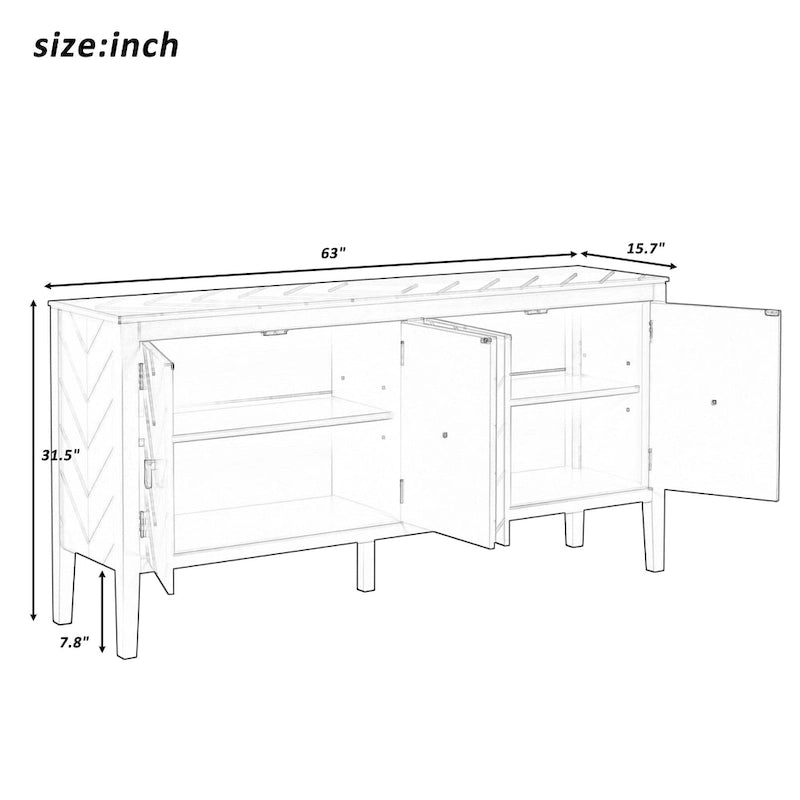 Entrance and Study Rooms Sideboard