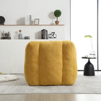 Super soft lazy sofa chair with memory foam and ottoman