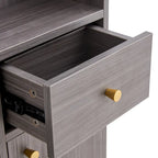 Modern minimalist storage cabinet, Japanese rattan shoe cabinet, bed top cabinet, small home furniture