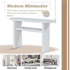 47.80 Modern Wooden Console Table with Shelf