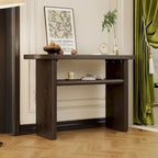 47.80 Modern Wooden Console Table with Shelf