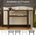 47.80 Modern Wooden Console Table with Shelf