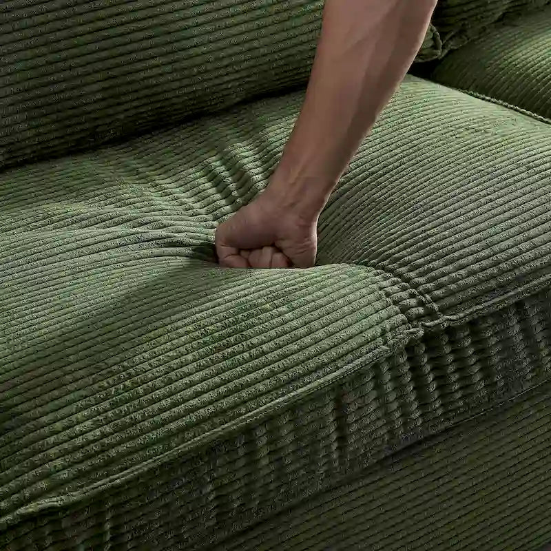 Corduroy Modern Design Sofa for Living Room