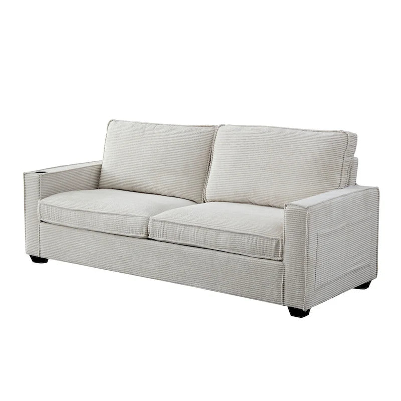 Corduroy Modern Design Sofa for Living Room