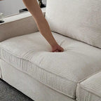 Corduroy Modern Design Sofa for Living Room