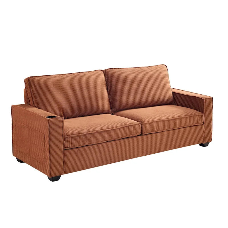 Corduroy Modern Design Sofa for Living Room