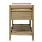 39 Farmhouse Versatile Entry Upholstered Storage Bench with 2 Drawers and 1 Shoe Rack