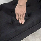 End of Bed Bench with Button Tufted Design,Upholstered Entryway Bench