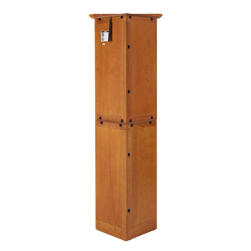 4-Tier 72 Corner Kitchen Pantry Storage Cabinet with 8 Doors Tall Cabinet,Corner Cabinet,Adjustable Shelves,bookshelf Cabinet