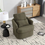 Swivel Barrel Chair, Round Accent Sofa Chair Barrel Club Chair