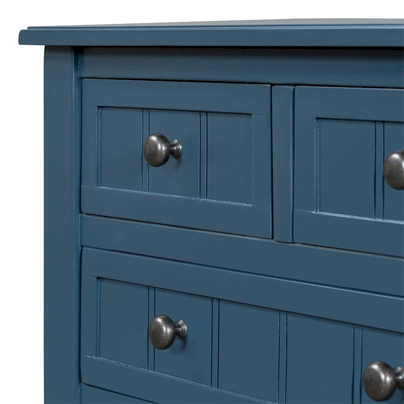 Console Table with 3 Storage Drawers and Bottom Shelf